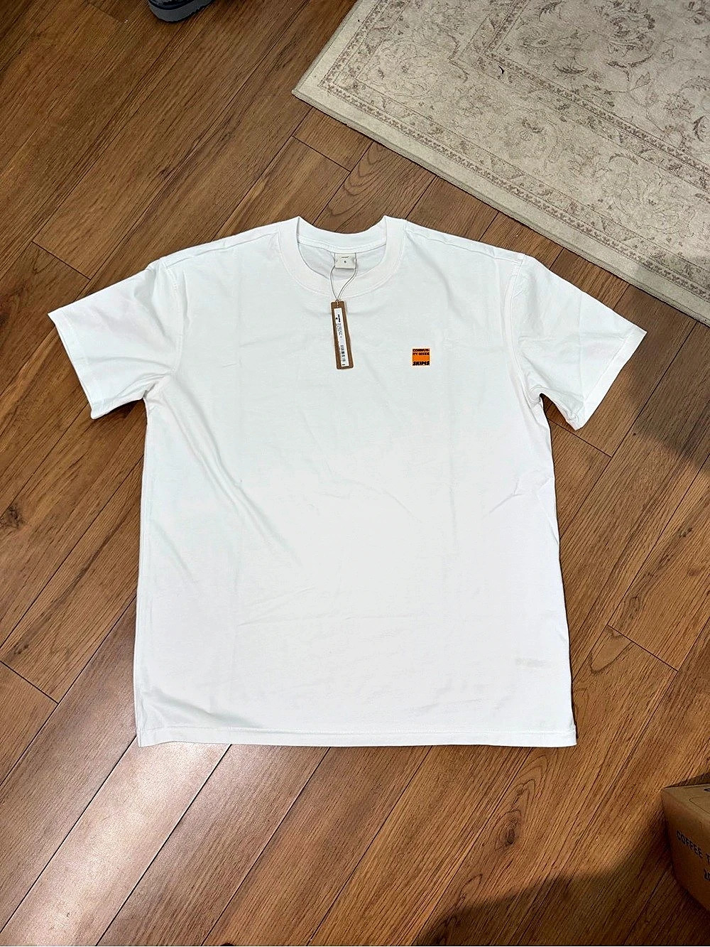 SKIMS SKIMS x Community Goods T-Shirt White Small NWT